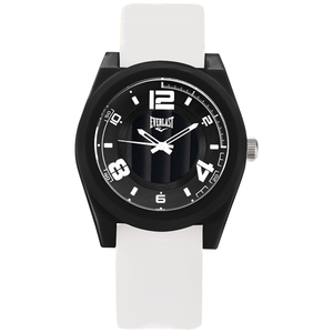 Relógio de Pulso Everlast Analógico Pulseira Silicone Branco E3725