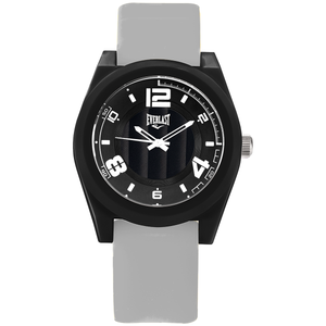Relógio de Pulso Everlast Analógico Pulseira Silicone Cinza E3726