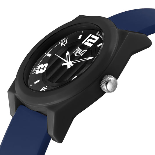 Relógio de Pulso Everlast Analógico Pulseira Silicone Azul Marinho E3728