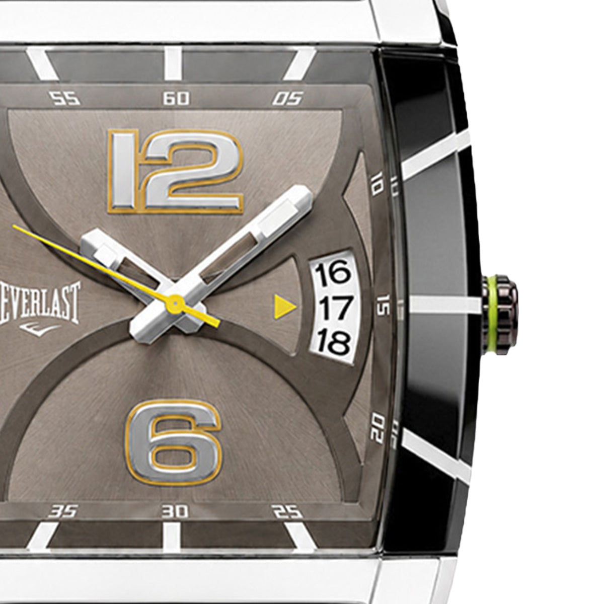 Relógio Everlast Masculino Silicone Preto Calendário E140