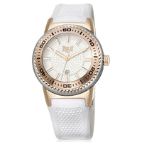 Relógio de Pulso Everlast Feminino Pulseira Branco Calendário E454