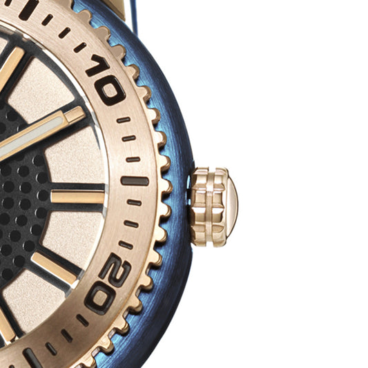 Relógio de Pulso Everlast Feminino Pulseira Azul Calendário E456
