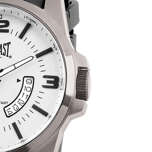Relógio de Pulso Everlast Masculino Pulseira Silicone Preto Calendário E483