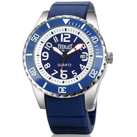 Relógio de Pulso Everlast Calendário Azul E510