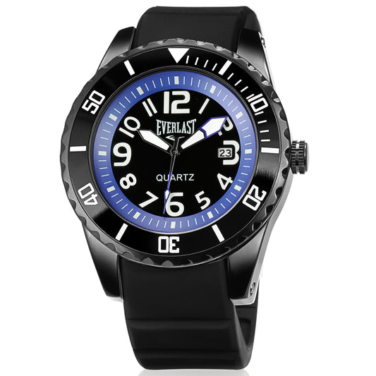 Relógio de Pulso Everlast Calendário Preto E513P