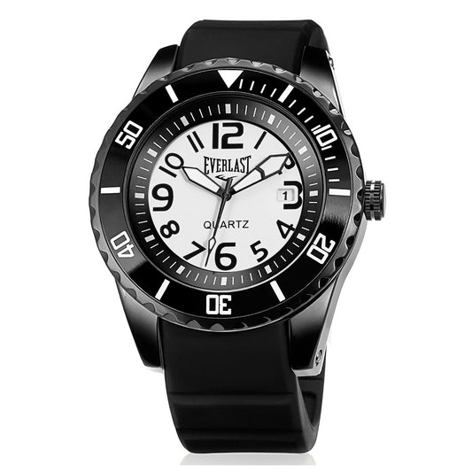 Relógio de Pulso Everlast Masculino Calendário Preto E517B