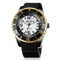 Relógio de Pulso Everlast Redondo Detalhe Dourado E517BD
