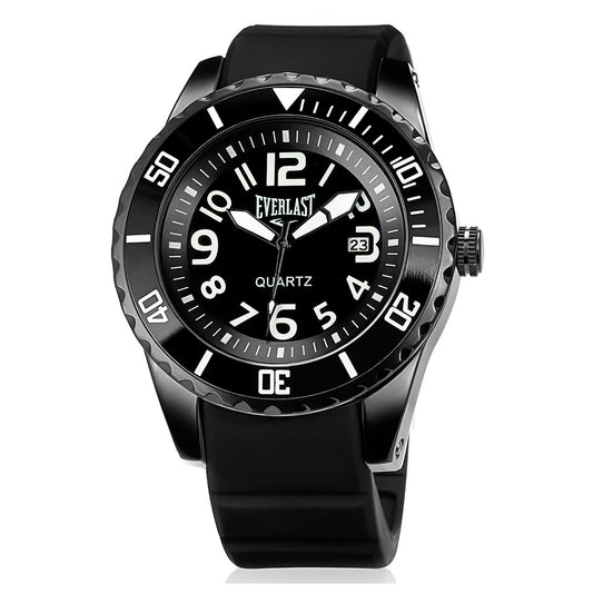 Relógio de Pulso Everlast Masculino Calendário Preto E518P