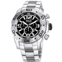 Relógio de Pulso Everlast Masculino Prateado Cronógrafo E549