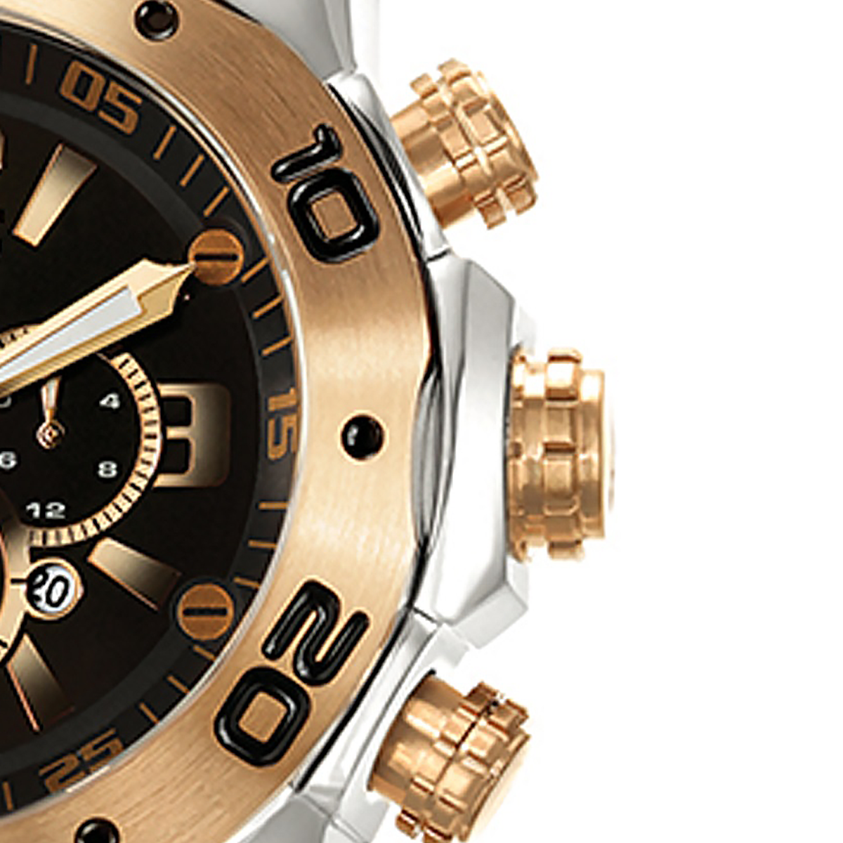 Relógio de Pulso Everlast Masculino Pulseira Silicone Preto Cronógrafo Calendário E554