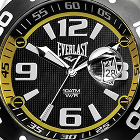 Relógio de Pulso Everlast Masculino Silicone Preto E557