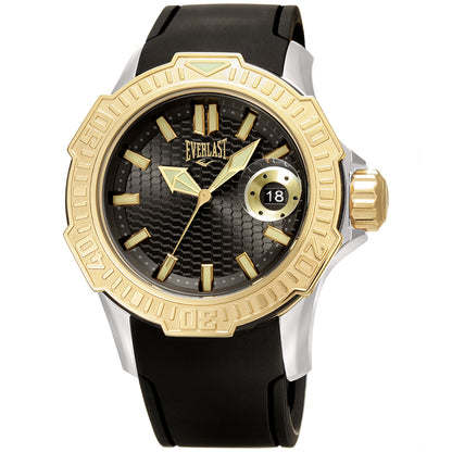 Relógio de Pulso Everlast Masculino Preto Calendário E576