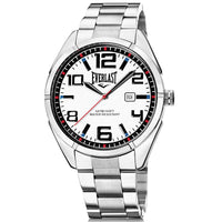 Relógio de Pulso Everlast Masculino Prateado Calendário E621