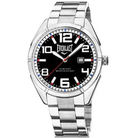 Relógio de Pulso Everlast Masculino Prateado Calendário E624
