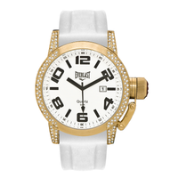 Relógio de Pulso Everlast Branco Redondo Calendário E06330