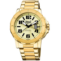 Relógio de Pulso Everlast Masculino Dourado Calendário E644