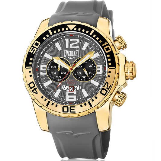 Relógio de Pulso Everlast Masculino Cinza Cronógrafo E650