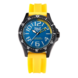 Relógio de Pulso Everlast Masculino Pulseira Silicone Amarelo E6735