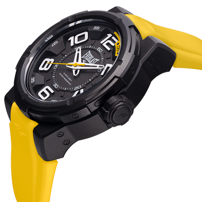 Relógio Masculino Everlast Silicone Amarelo E687