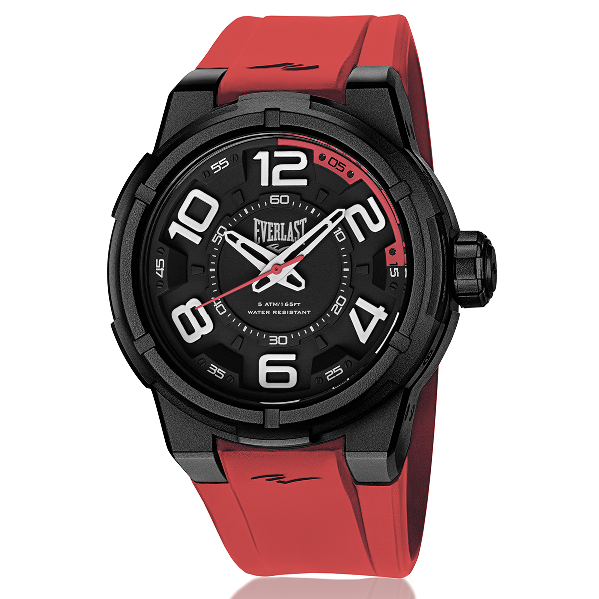 Relógio Masculino Everlast Silicone Vermelho E691