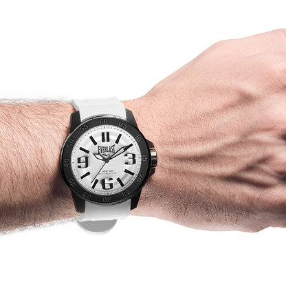 Relógio de Pulso Everlast Masculino Pulseira Silicone Branco E6951