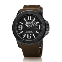 Relógio de Pulso Everlast Masculino Pulseira Silicone Marrom E6966