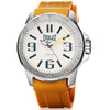 Relógio de Pulso Everlast Masculino Pulseira Silicone Laranja E6983