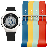 Relógio de Pulso Everlast Digital Unissex Kit 4 Pulseiras E73713