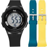 Relógio de Pulso Everlast Digital Unissex Kit 2 Pulseiras E73804