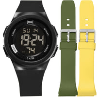 Relógio de Pulso Everlast Digital Unissex Kit 2 Pulseiras E73905