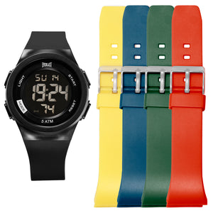 Relógio de Pulso Everlast Digital Unissex Kit 4 Pulseiras E73913