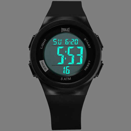 Relógio de Pulso Everlast Digital Unissex Kit 2 Pulseiras E73801