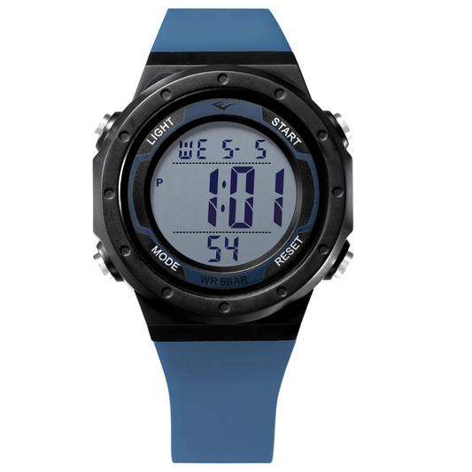 Relógio de Pulso Everlast Digital Masculino Azul Claro E751
