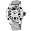Relógio de Pulso Everlast Masculino Prateado Calendário E10315