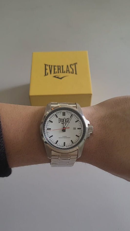 Relógio Everlast Masculino Aço Inoxidável E15815