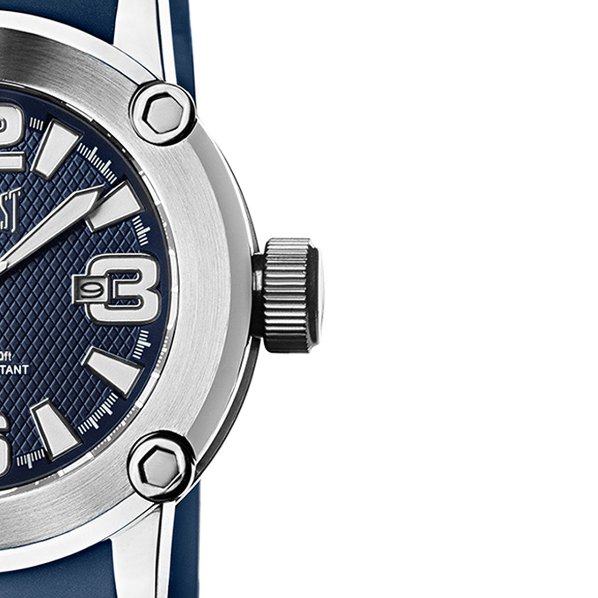 Relógio de Pulso Everlast Masculino Silicone Azul Calendário E10530