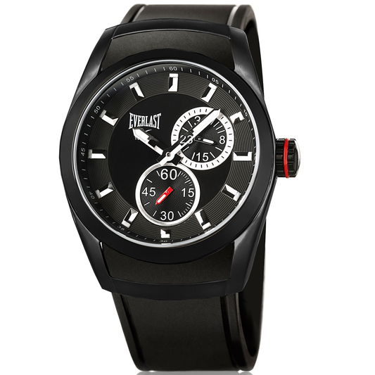 Relógio de Pulso Everlast Masculino Preto Redondo Cronógrafo E135