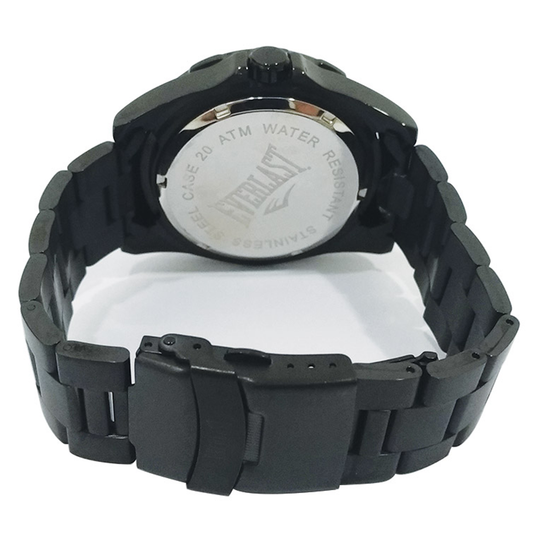Relógio de Pulso Everlast Masculino Preto Redondo Calendário E268