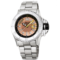 Relógio de Pulso Everlast Masculino Prateado Calendário E393