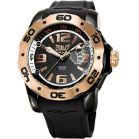 Relógio de Pulso Everlast Masculino Pulseira Silicone Preto Calendário E561