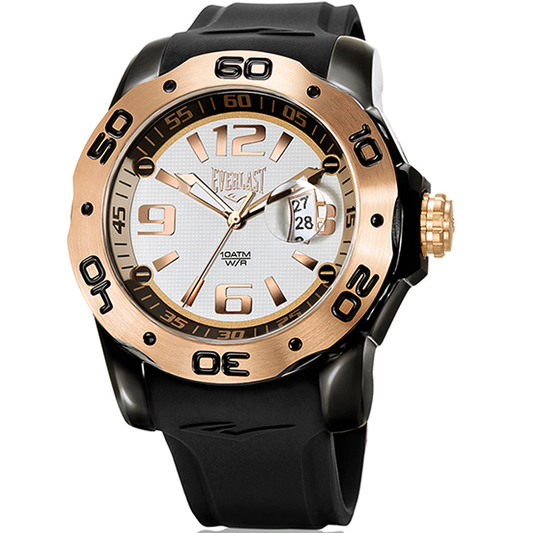 Relógio de Pulso Everlast Masculino Pulseira Preto Calendário E562