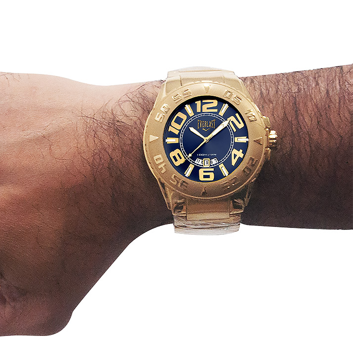 Relógio de Pulso Everlast Masculino Dourado E627