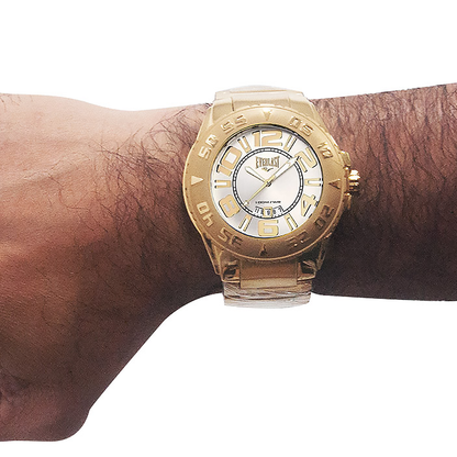 Relógio de Pulso Everlast Masculino Dourado E628