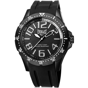 Relógio de Pulso Everlast Masculino Pulseira Silicone Preto E670