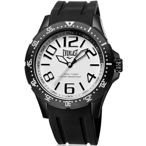 Relógio de Pulso Everlast Masculino Pulseira Silicone Preto E671