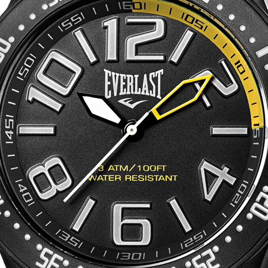 Relógio de Pulso Everlast Masculino Pulseira Silicone Preto E672