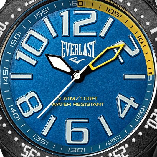 Relógio de Pulso Everlast Masculino Pulseira Silicone Preto E673