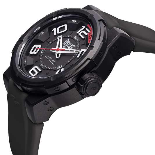 Relógio de Pulso Everlast Masculino Pulseira Silicone Preto E690