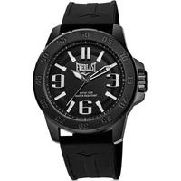 Relógio de Pulso Everlast Masculino Pulseira Silicone Preto E696