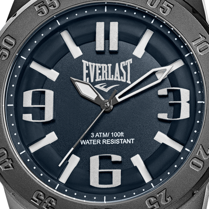Relógio de Pulso Everlast Masculino Pulseira Silicone Azul E699